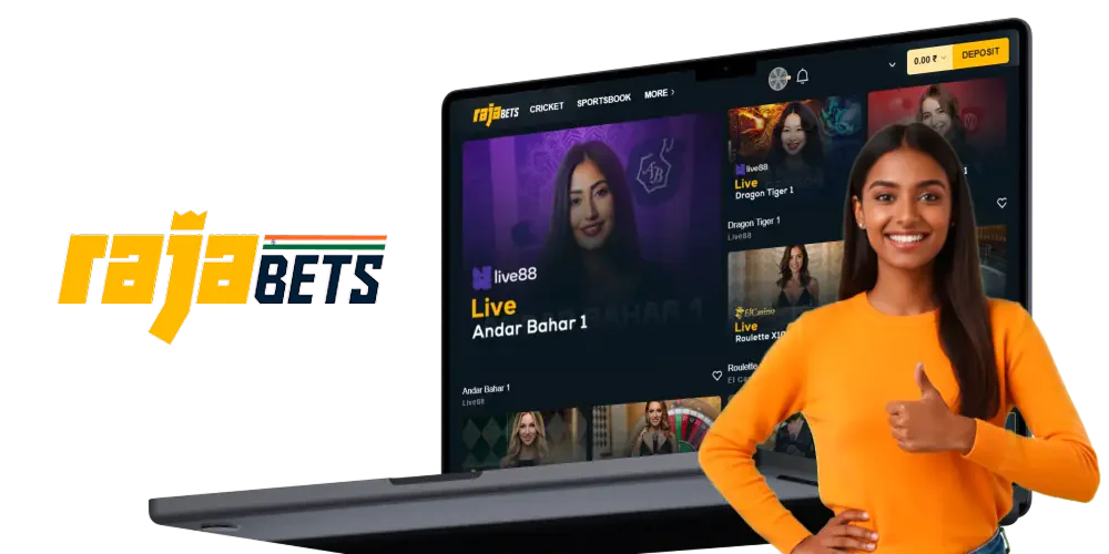 Live Dealer Casino Games on the Rajabets Website in India