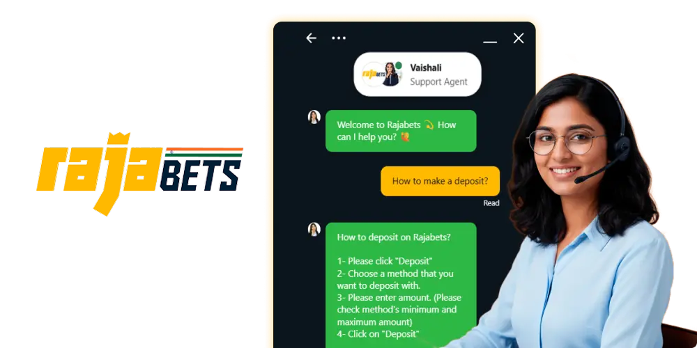 Player Support on the Rajabets Website in India